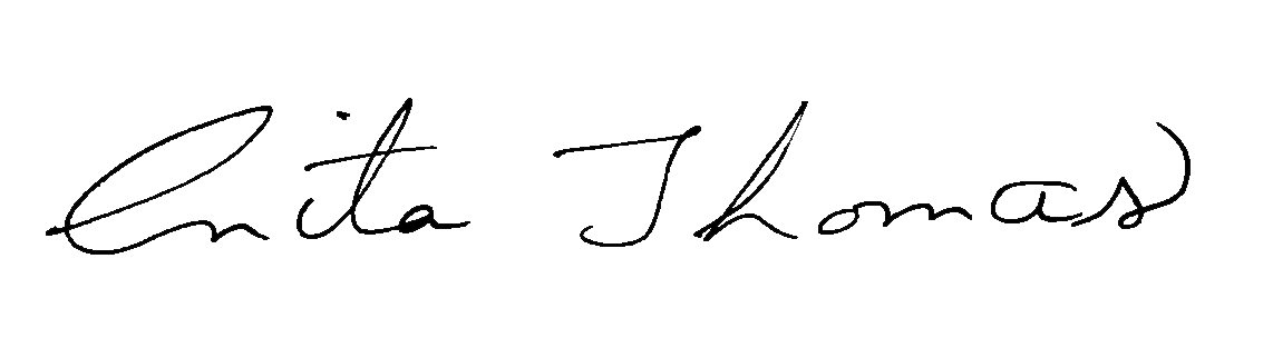 Anita Thomas' signature